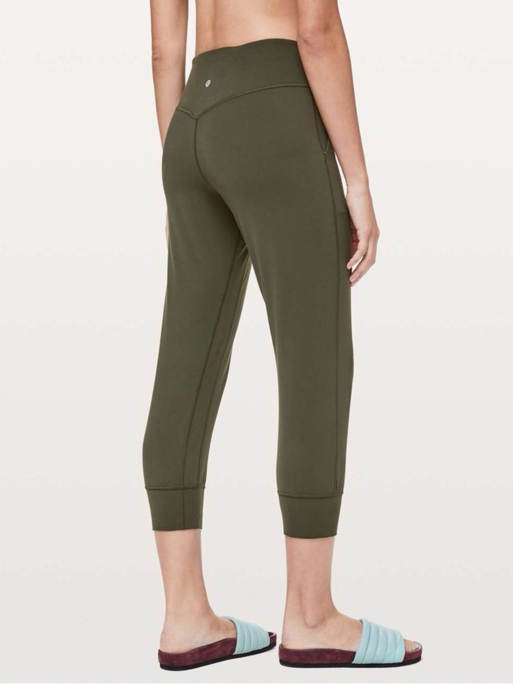 Lululemon Align Jogger Crop *23" size 4 dark olive color